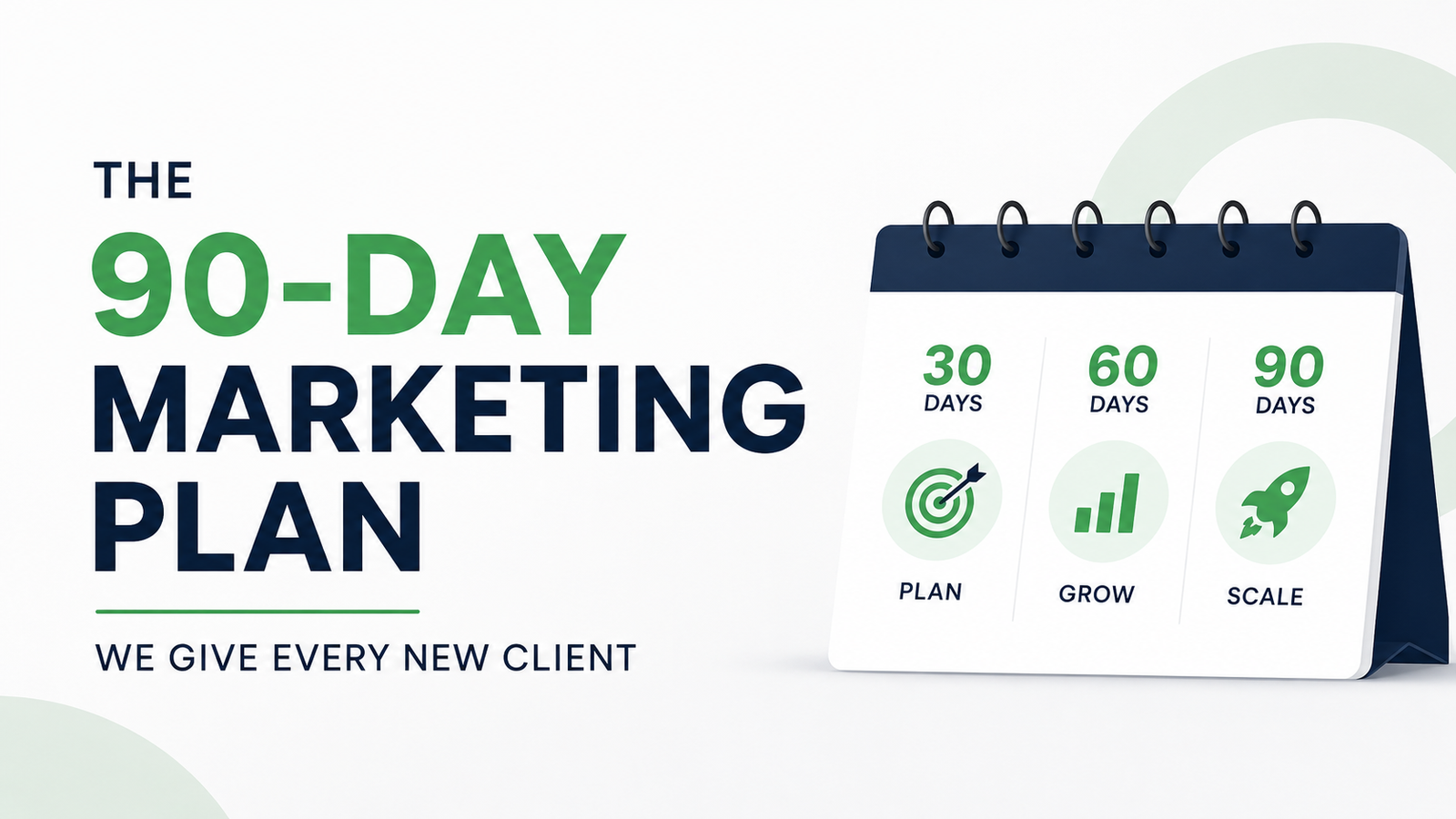 The 90-Day Marketing Plan We Give Every New Client